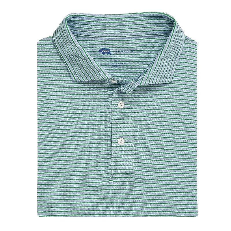 Men's Basic T-Shirt -Trophy Stripe Performance Pique