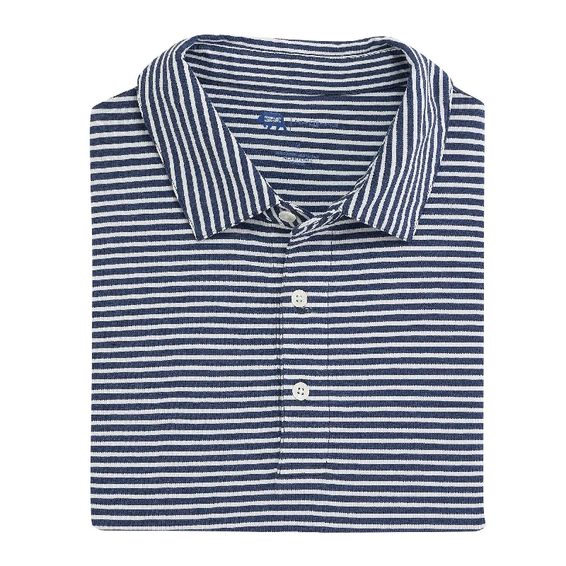 Men's Urban Casual T-Shirt -Row Stripe Icon Polo