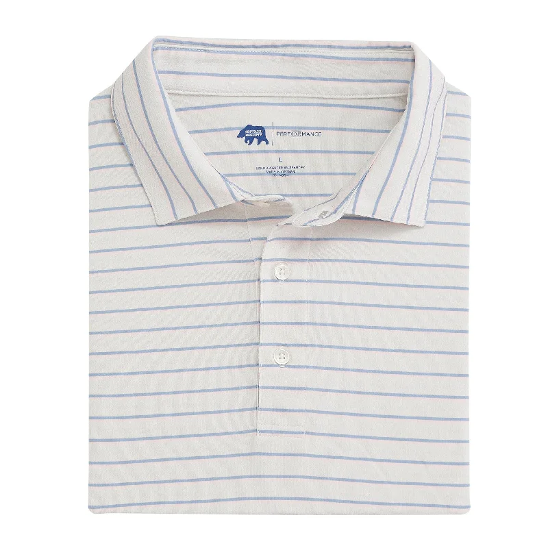 Men's Versatile Graphic T-Shirt -Fairway Stripe Performance Polo