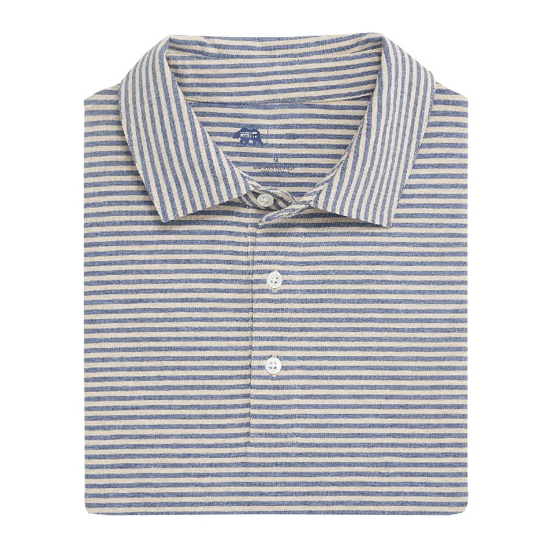 Men's T-Shirt For Daily Wear -Row Stripe Icon Polo