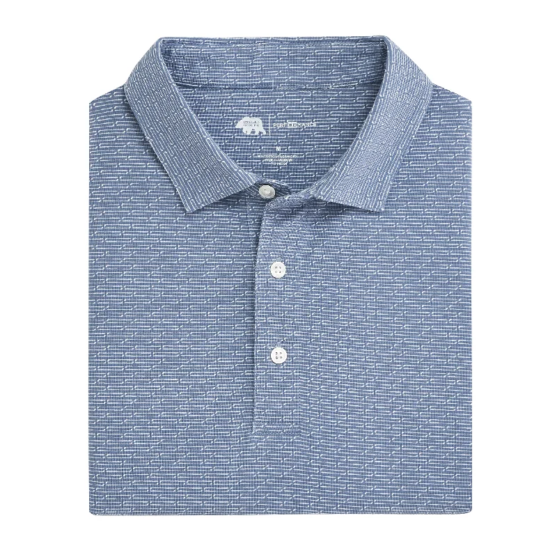 Men's Classic T-Shirt -Shore Links Printed Icon Polo