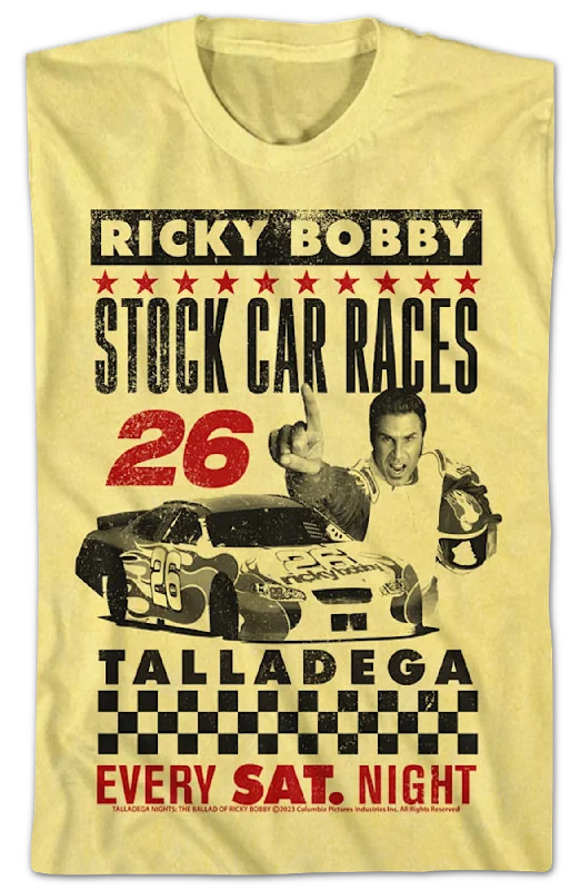 Stock Car Races Talladega Nights T-Shirt