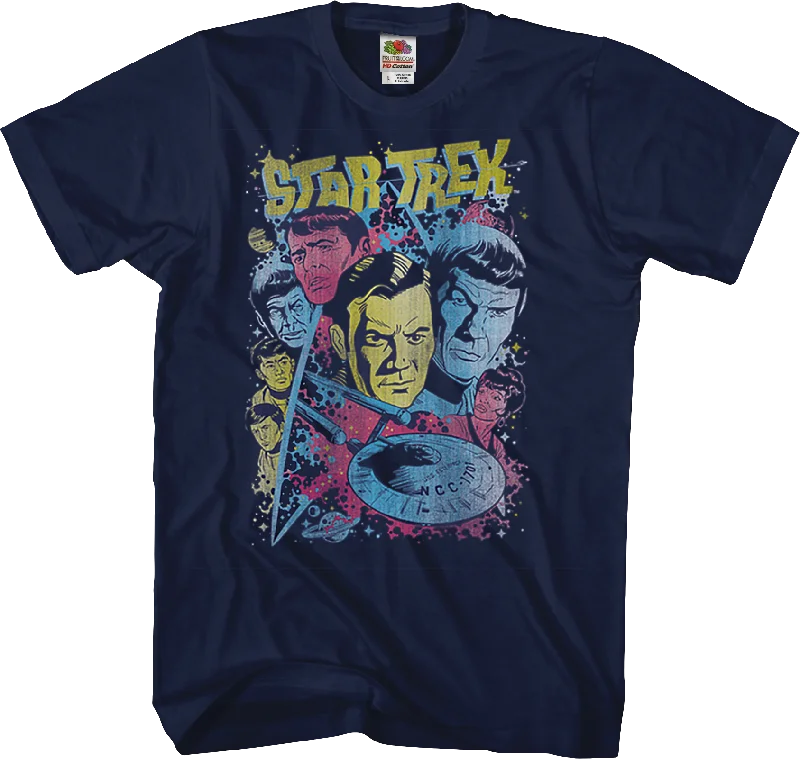 Splash Art Star Trek T-Shirt