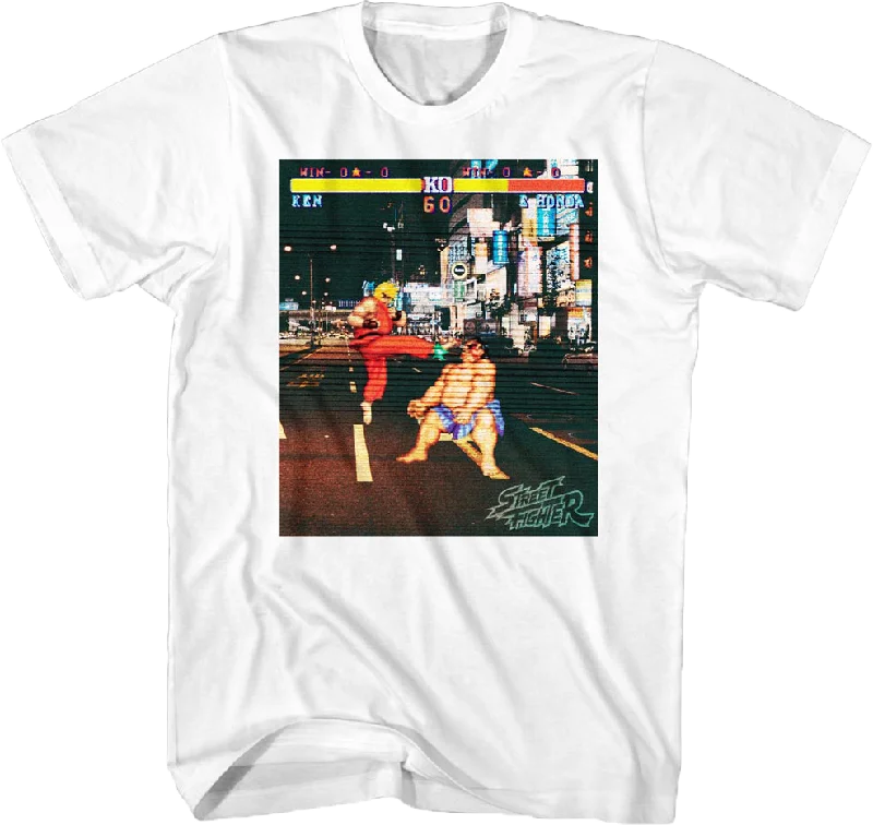 Ken vs E. Honda Street Fighter T-Shirt