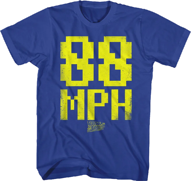 8-Bit 88 MPH Back To The Future T-Shirt