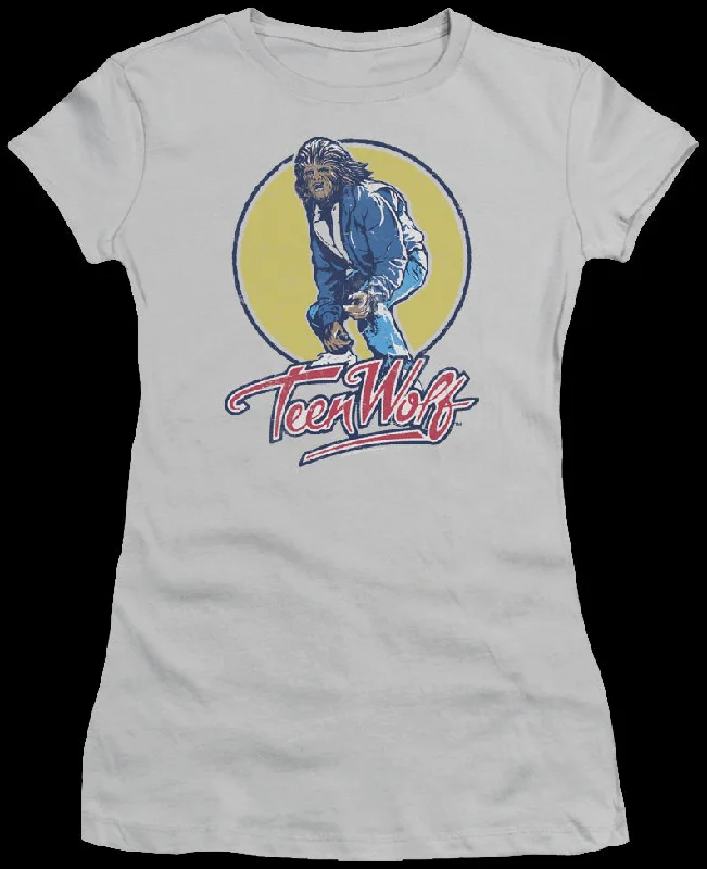 Ladies Van Surfing Teen Wolf Shirt