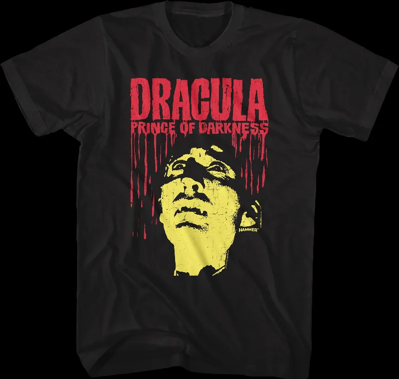 Dracula Prince Of Darkness Bloody Logo Hammer Films T-Shirt