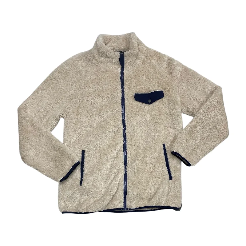 Men's adventure-ready puffer jacket-Jacket Fleece By Merokeety In Cream, Size: S