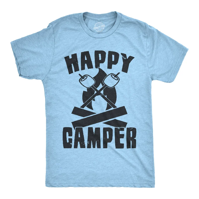 Heather Light Blue - Happy Camper