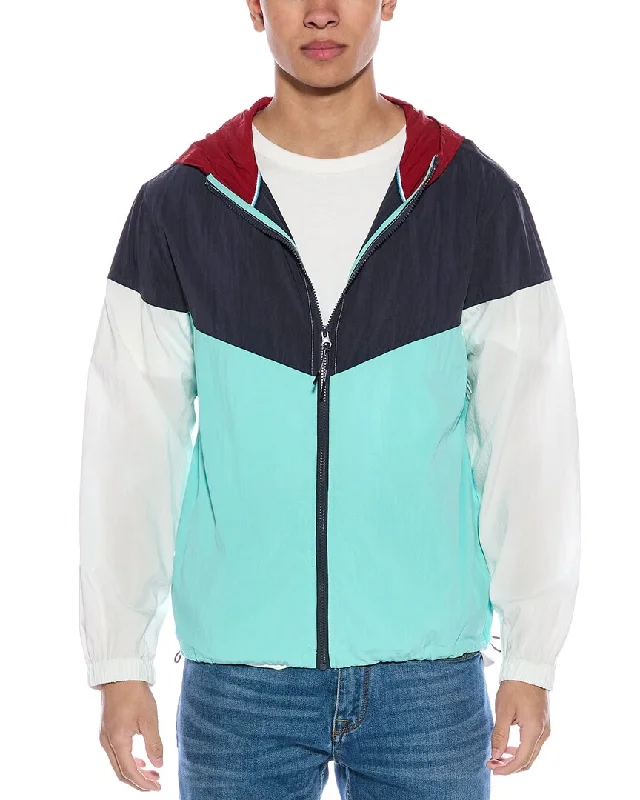 Men's fashionable puffer jacket-Sol Angeles Colorblocked Jacket