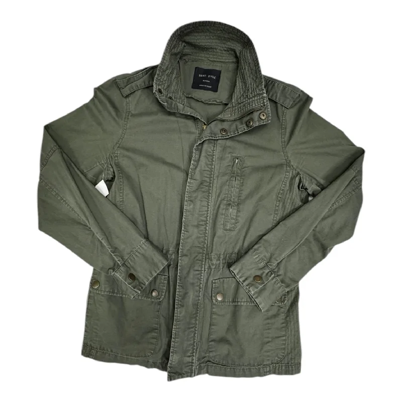 Men's comfortable field jacket-Jacket Other By Love Tree In Green, Size: M