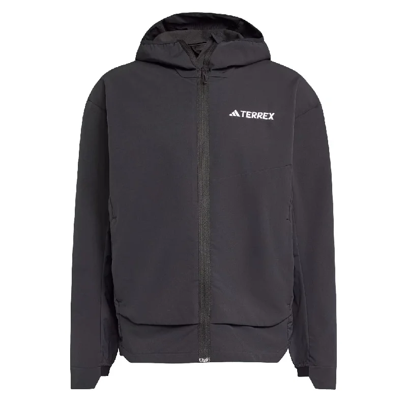 Men's modern fleece coat-Adidas Terrex Multi Softshell Jacket Black