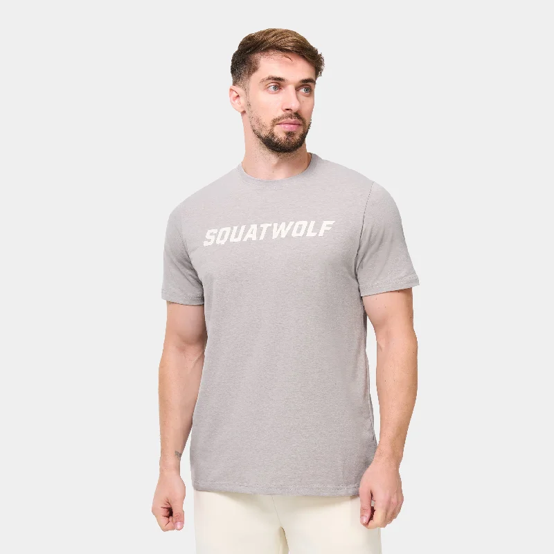 Wordmark Regular Gym Tee - Paloma Grey Marl