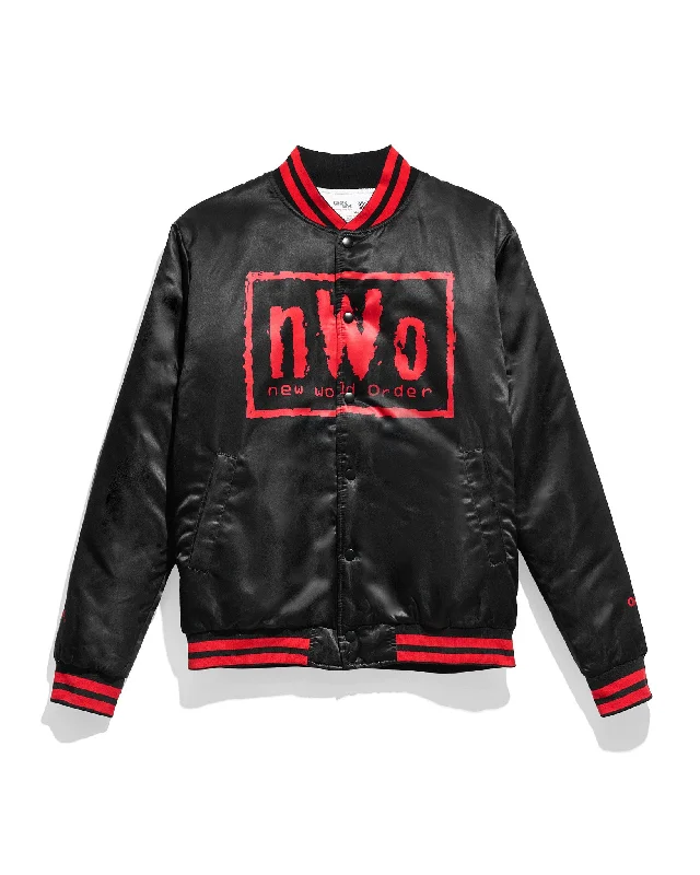 Men's eco-conscious utility coat-NWO Wolfpac Satin Jacket