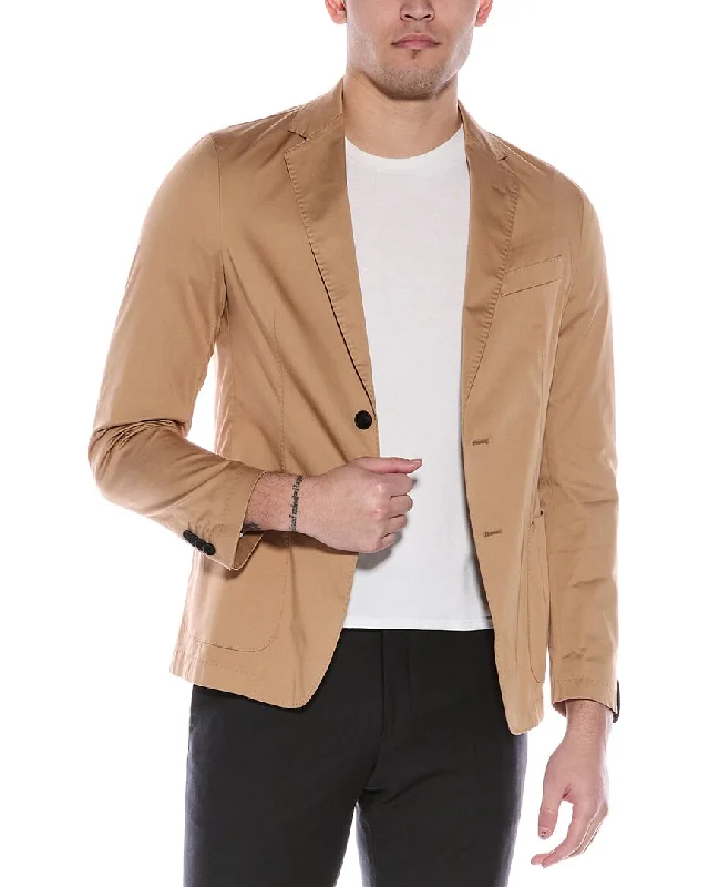 Men's organic bomber jacket-BOSS Hugo Boss Blazer