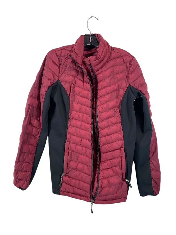 Men's antibacterial puffer jacket-Jacket Puffer & Quilted By 32 Degrees In Maroon, Size: S