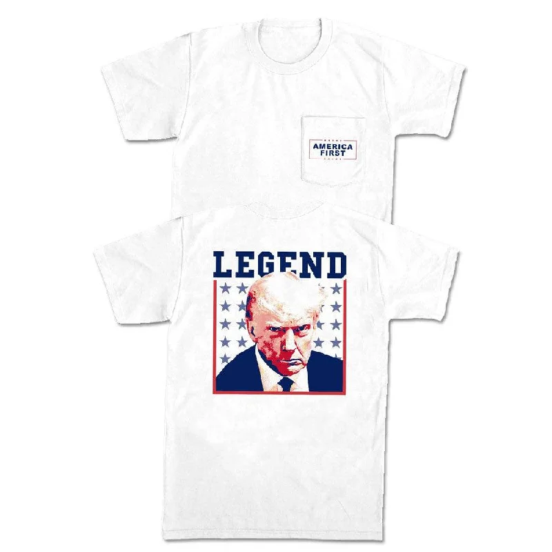 Trump Mugshot Legends II Pocket Tee