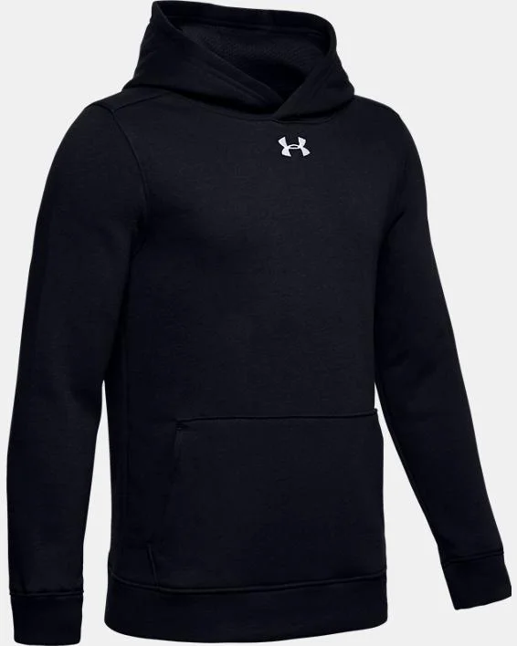 Men's streetwear hoodie-Boys' Ua Hustle Fleece Hoodie