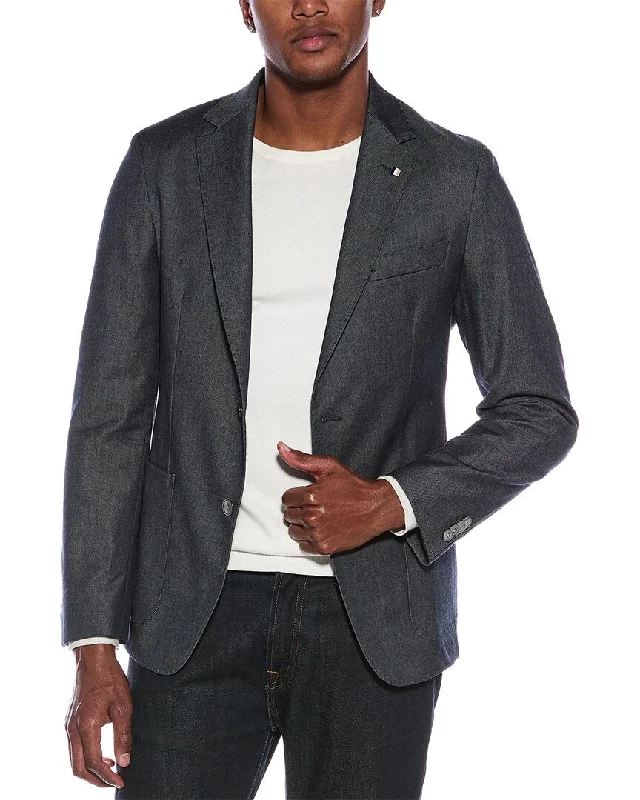 Men's adventure-ready bomber jacket-BOSS Hugo Boss Slim Fit Blazer