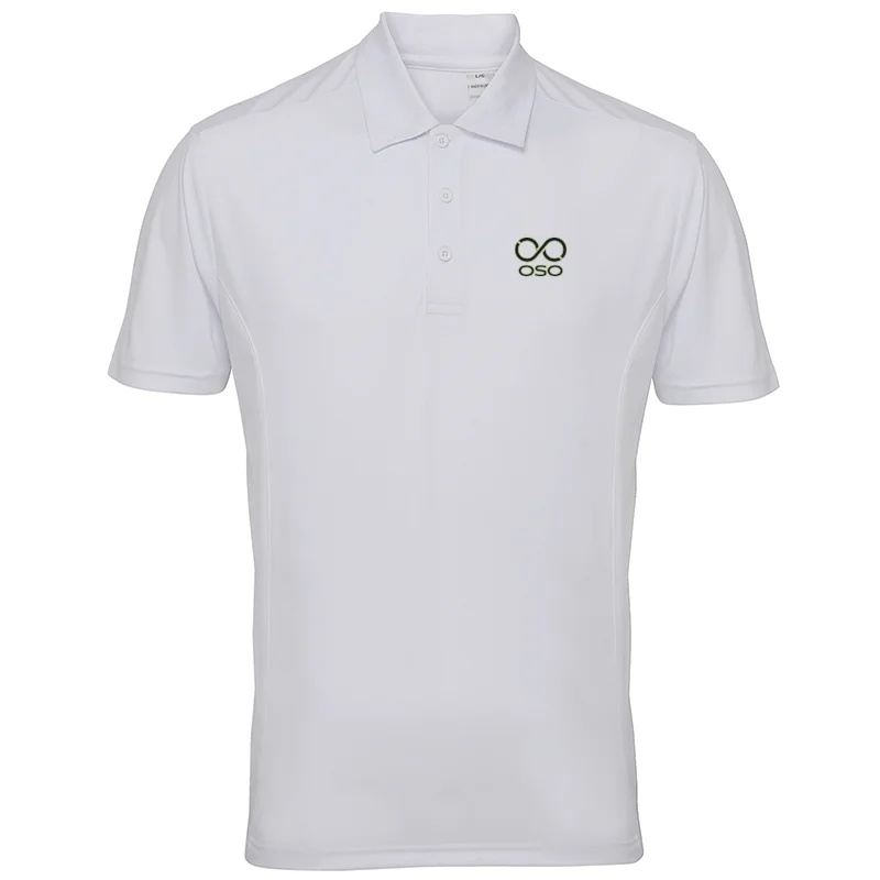 Men's eco-friendly polo shirt-OSO Super Style Polo - White