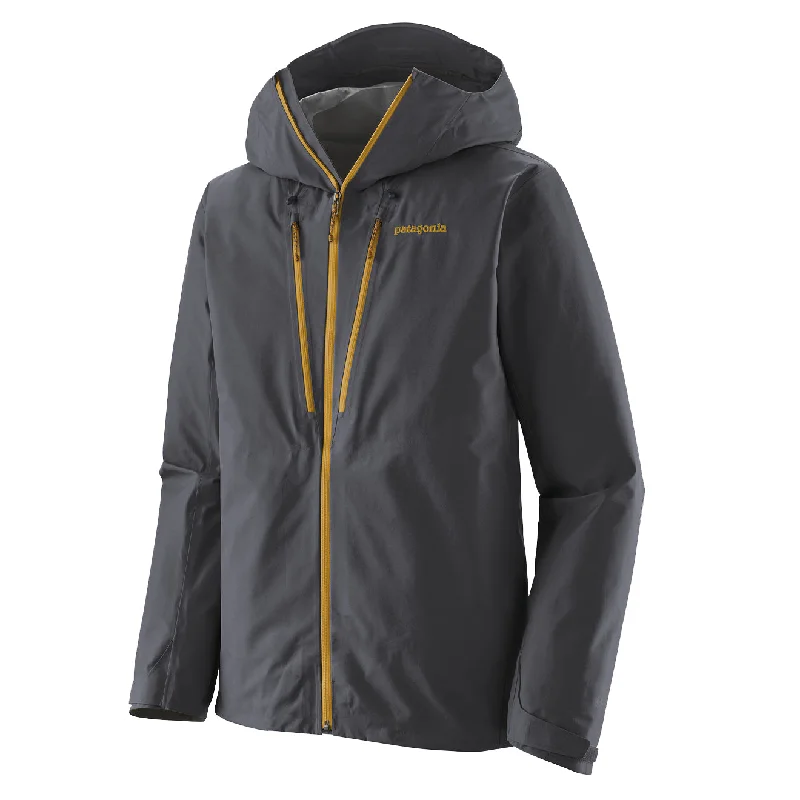 Men's adventure-ready softshell jacket-Patagonia Triolet Jacket Smolder Blue