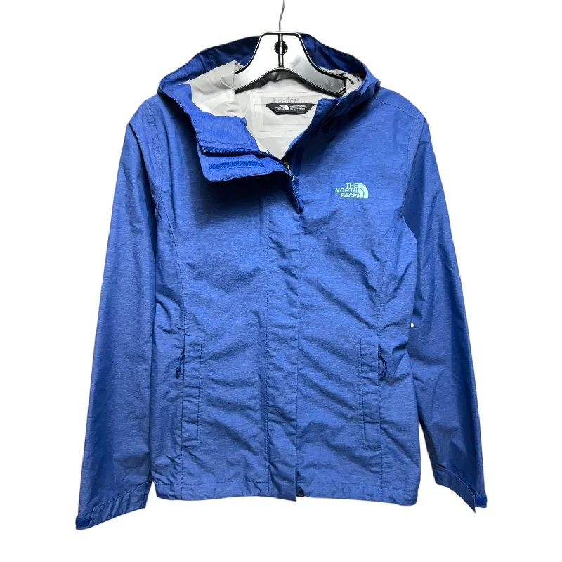 Men's modern raincoat-Jacket Windbreaker By The North Face In Blue, Size: Xs