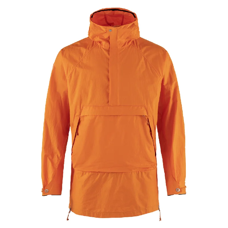 Men's naturally cooling jacket-Fjallraven Singi X-Anorak Field Orange