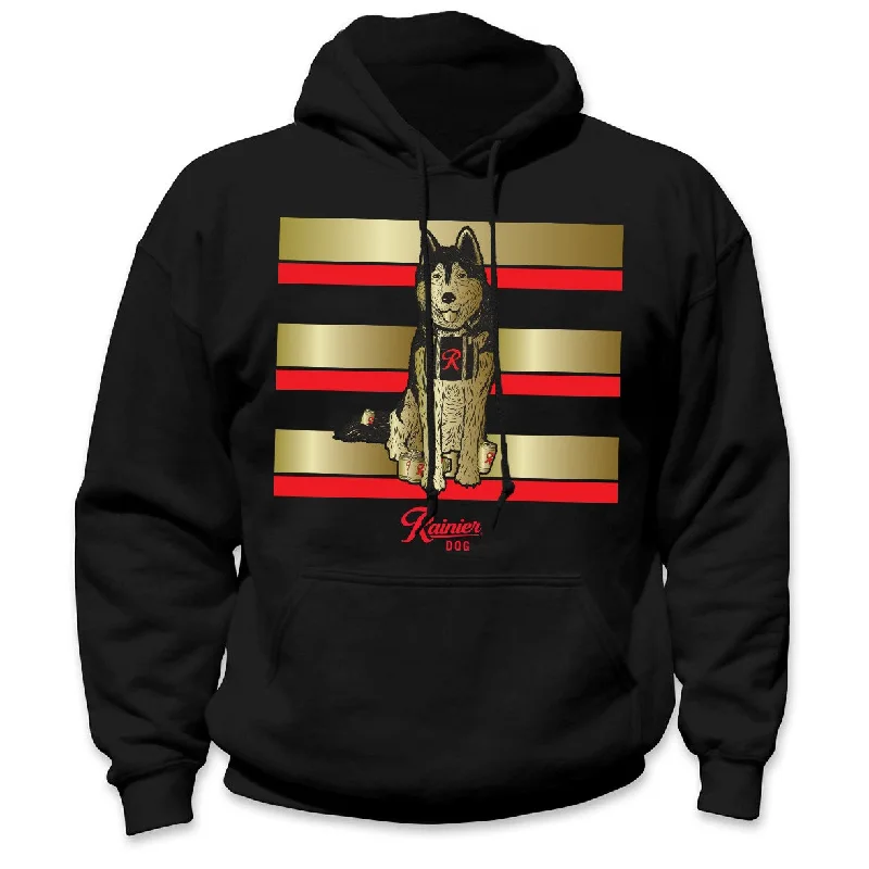 Men's party hoodie-Casual Industrees Men's Rainier Dog Pullover Hoodie