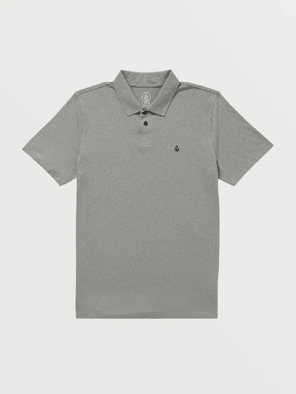 Men's tennis polo shirt-Middler Polo Short Sleeve Shirt - Grey