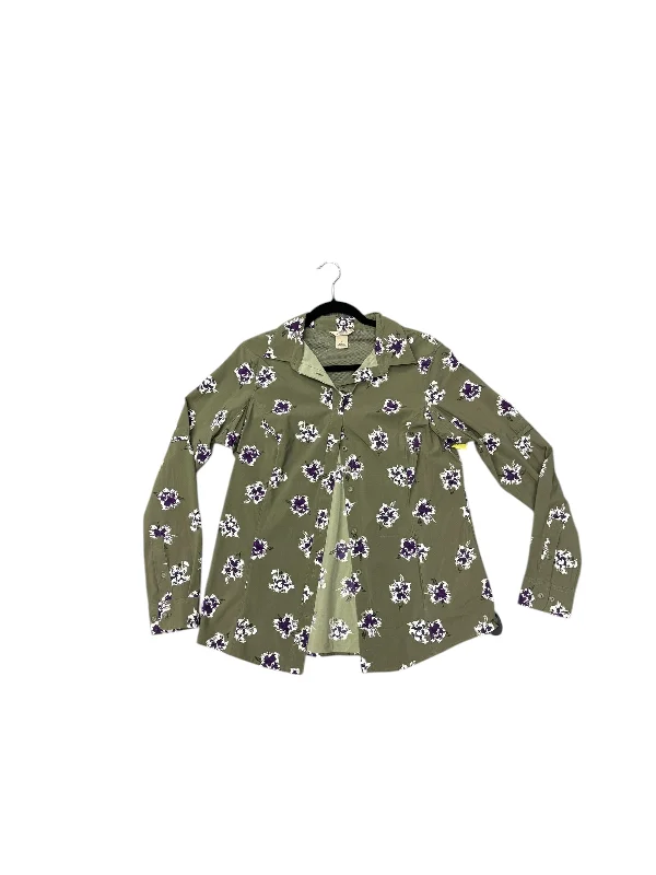 Men's pre-washed rain jacket-Jacket Other By Duluth Trading In Floral Print, Size: M