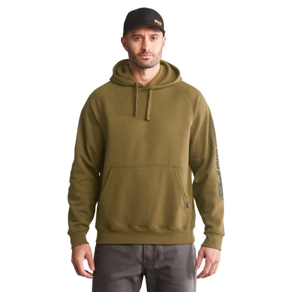 Men's slim fit hoodie-Timberland PRO® Men's Hood Honcho Sport Hoodie_Burnt Olive Tonal