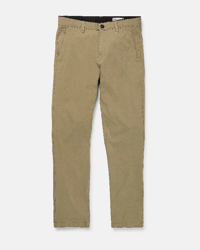 Men's wrinkle-free casual wear pants-Frickin Tech Chino Pants - Dark Khaki