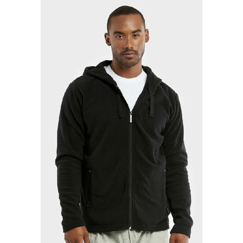 Men's budget hoodie-Men's Polar Fleece Zipper Hoodie