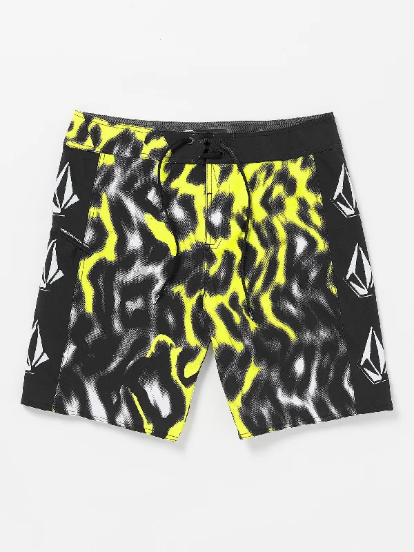 Men's summer shorts-Lido Iconic Mod-Tech Trunks - Blazing Yellow