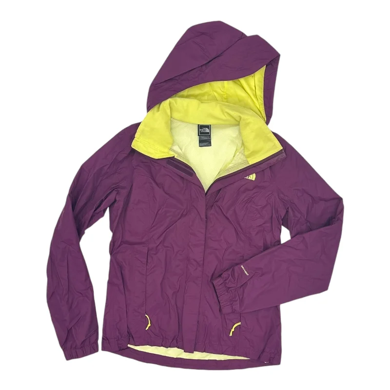 Men's summer windbreaker-Jacket Windbreaker By The North Face In Purple, Size:S