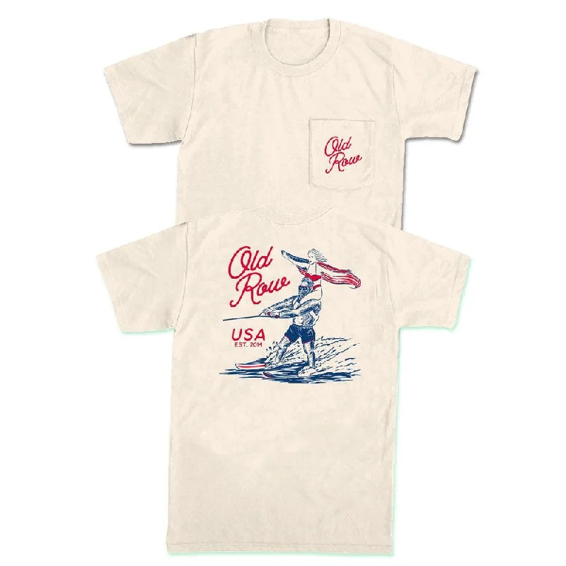 The Big Foot Water Ski Pocket Tee