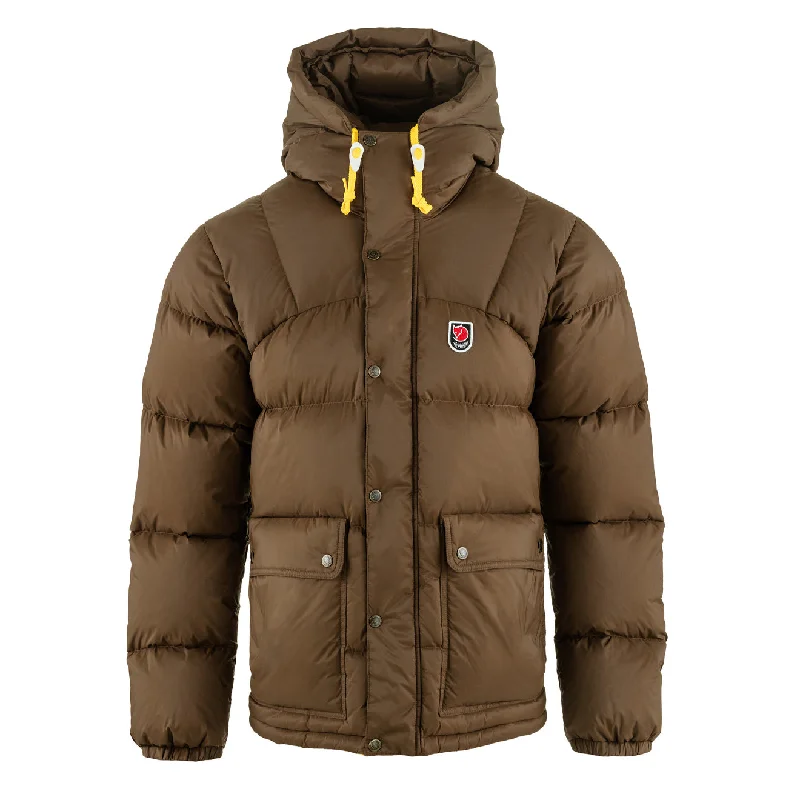 Men's non-iron bomber jacket-Fjallraven Expedition Down Lite Jacket Dark Oak