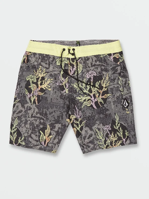 Men's flat front shorts-Mashed Stoney Trunks - Dusk Grey