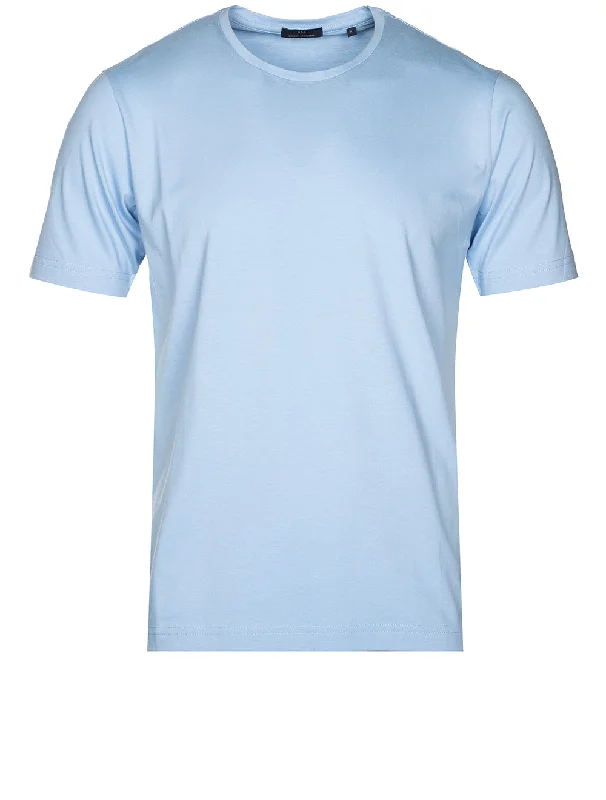 Pima Cotton T Shirt Blue