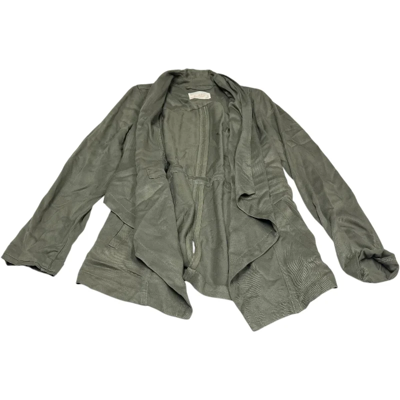 Men's comfortable leather jacket-Jacket Utility By Altard State In Green, Size: S