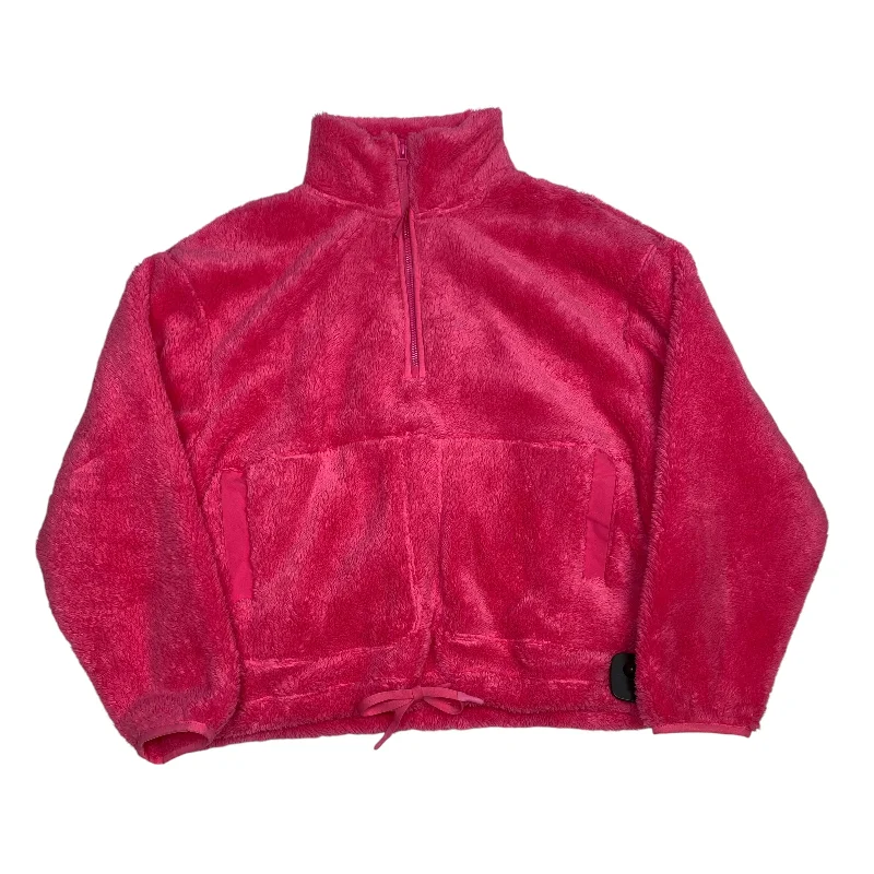 Men's relaxed fit windbreaker-Jacket Fleece By All In Motion In Pink, Size: M