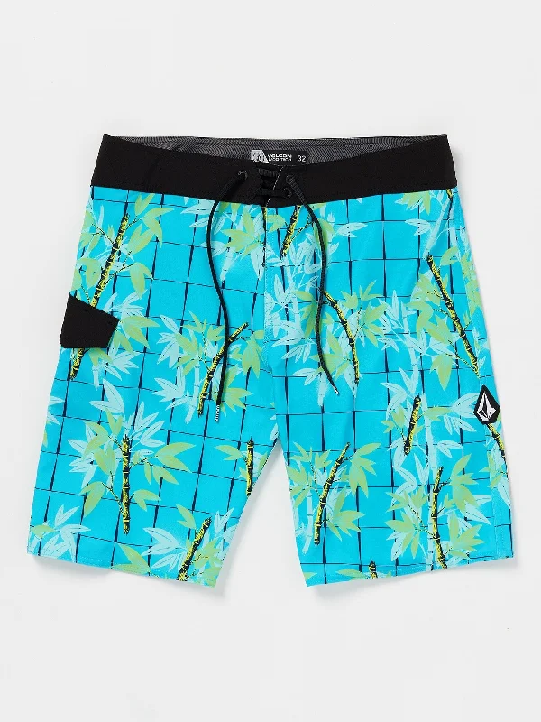 Men's spring shorts-Lido Print Mod-Tech Trunks - Clearwater