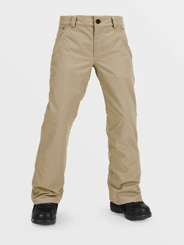 Men's tech-inspired gym pants-Kids Freakin Chino Youth Insulated Pants - Dark Khaki