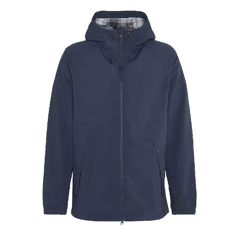 Men's fashion-forward anorak-Barbour Kirkhill Showerproof Jacket Navy