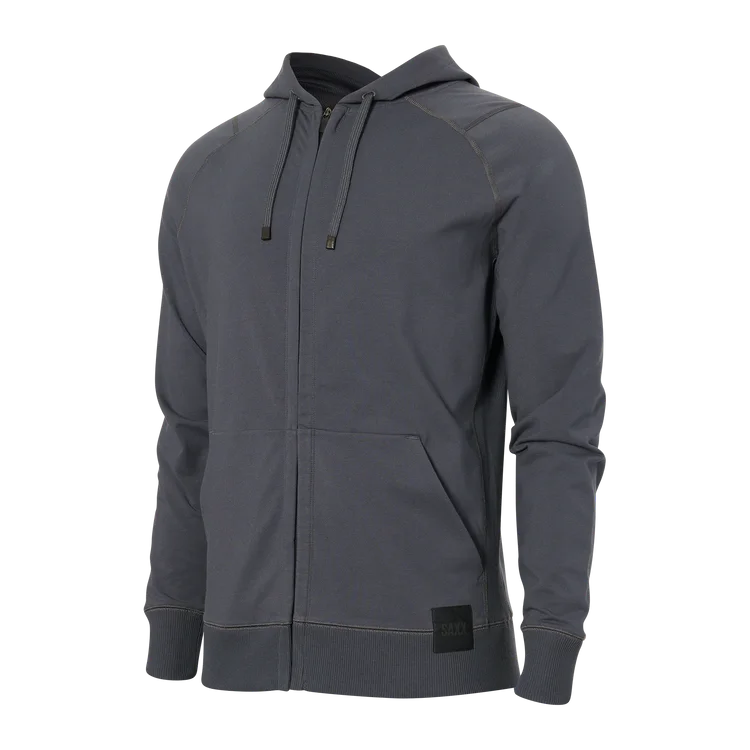 Men's eco-friendly hoodie-Men's Down Time Full Zip Hoodie