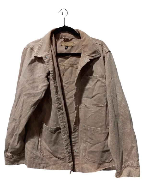 Men's summer bomber jacket-Jacket Denim By Blanknyc In Tan, Size: Xl