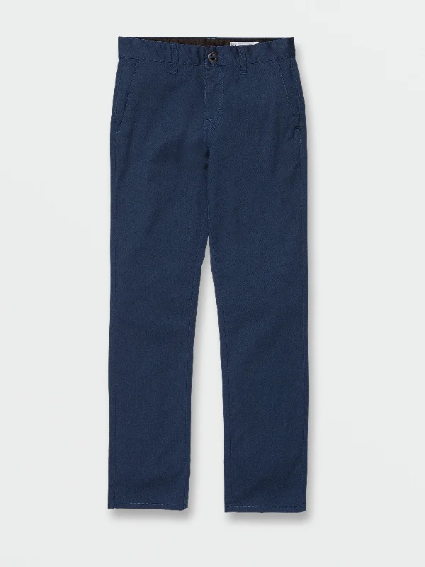 Men's performance travel pants-Big Boys Frickin Modern Stretch Chino Pants - Baja Indigo