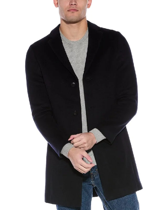 Men's gym performance jacket-Reiss Gable Wool-Blend Overcoat