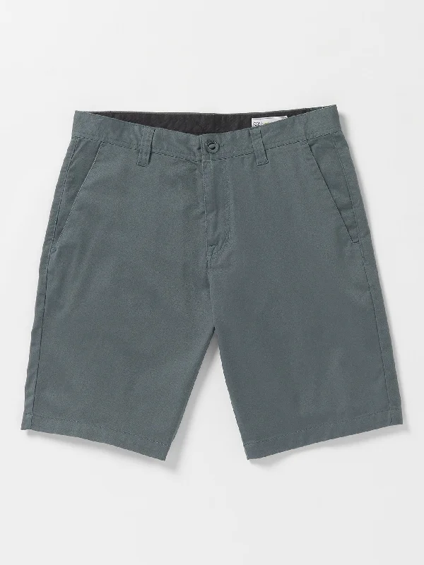 Men's stretch shorts-Frickin Modern Stretch Chino Shorts - Dark Slate