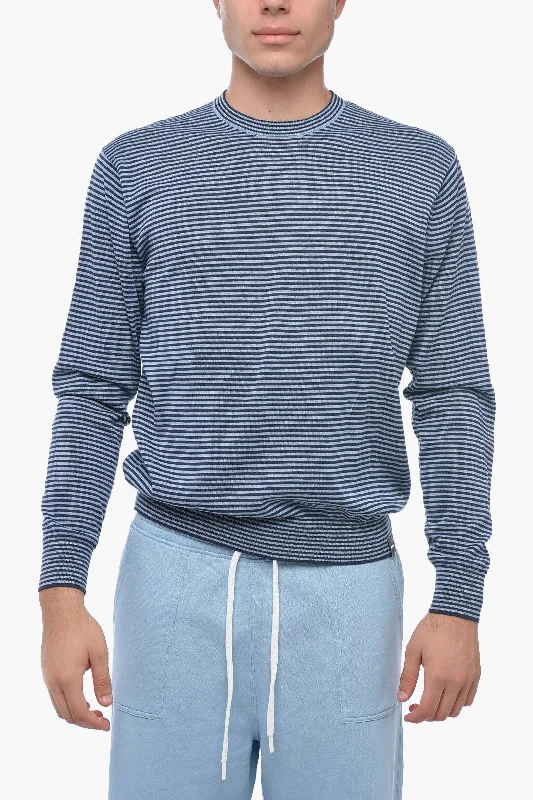 Aspesi Striped Crewnwck Pullover